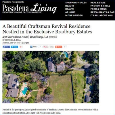 Pasadena Living - July 2017