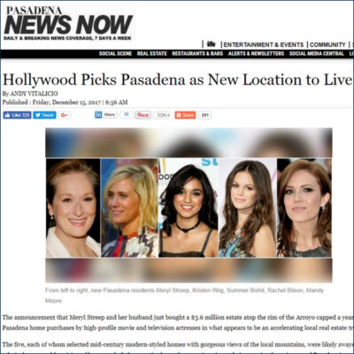 Pasadena News Now - December 2017