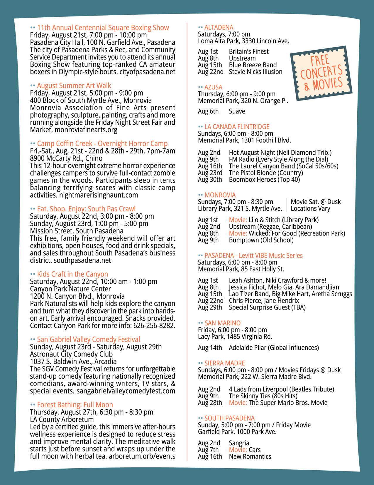 eFlyer Aug Back